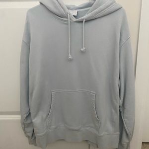 Aritzia Tna Icey Blue Airy Fleece Hoodie